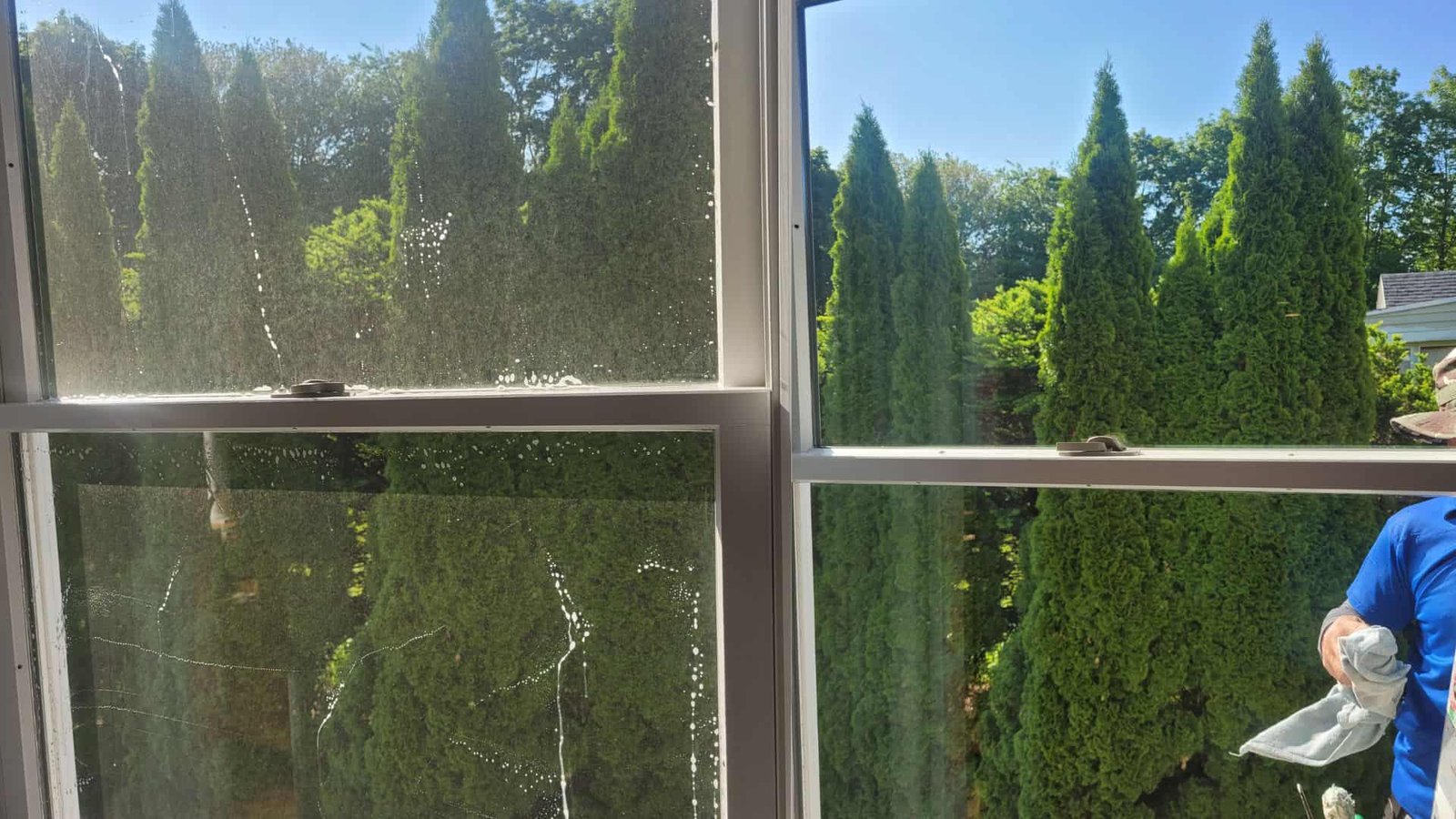 double hung windows cleaning
