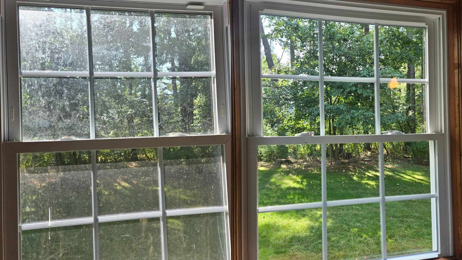 double hung windows cleaning