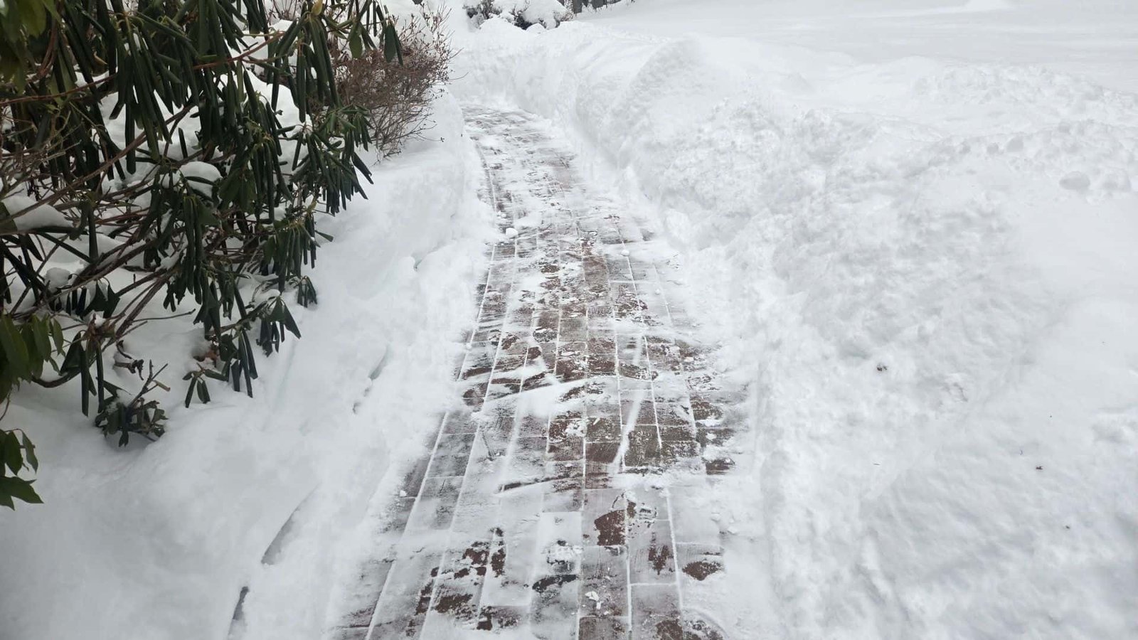 Snow Removal Walkway