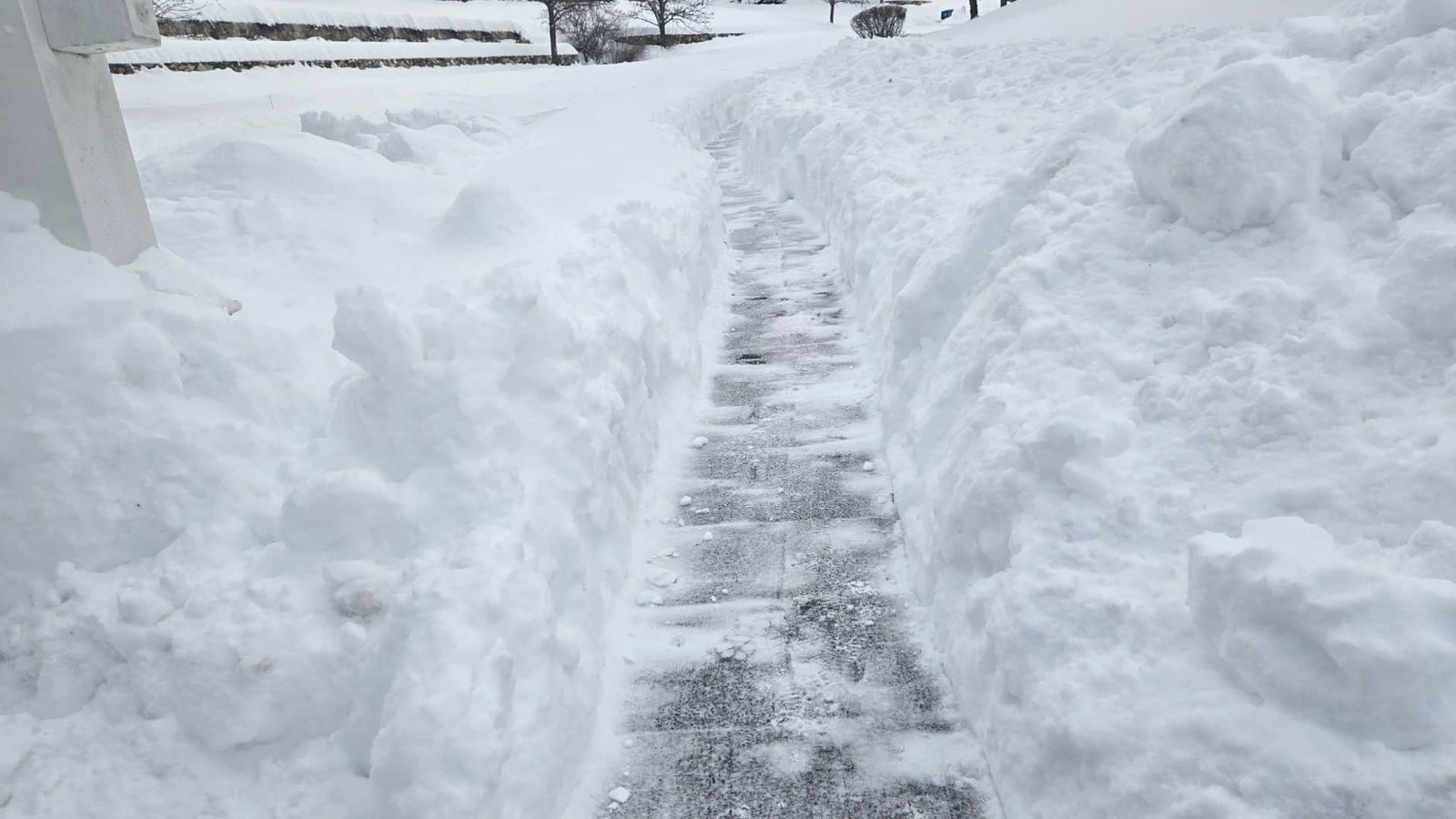 Snow Removal Walkway