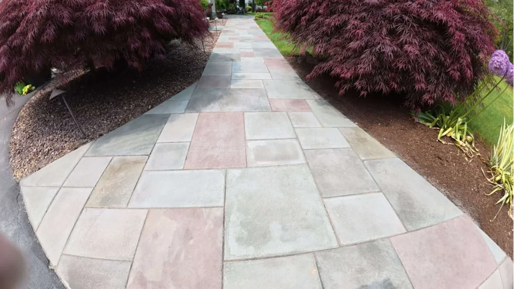 sand poly walkway after